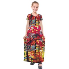 July 1 1 Kids  Short Sleeve Maxi Dress by bestdesignintheworld