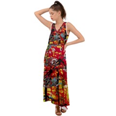 July 1 1 V-neck Chiffon Maxi Dress by bestdesignintheworld