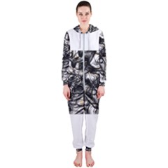 Marble Texture Hooded Jumpsuit (ladies) 