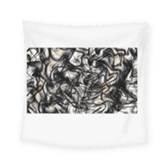 Marble Texture Square Tapestry (small) by letsbeflawed