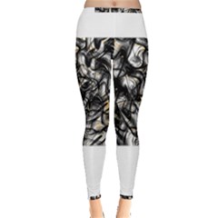 Marble Texture Inside Out Leggings