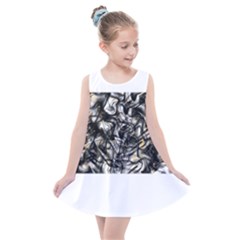 Marble Texture Kids  Summer Dress