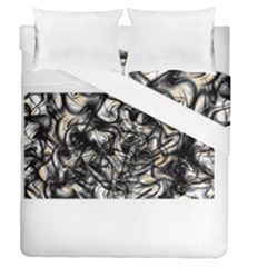 Marble Texture Duvet Cover Double Side (queen Size) by letsbeflawed