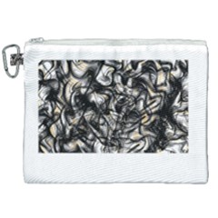 Marble Texture Canvas Cosmetic Bag (xxl)