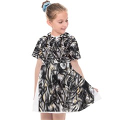 Marble Texture Kids  Sailor Dress