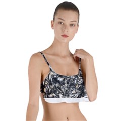 Marble Texture Layered Top Bikini Top 