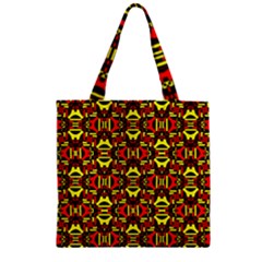 Rby-c-1-6 Zipper Grocery Tote Bag by ArtworkByPatrick