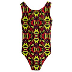 Rby-c-1-6 Kids  Cut-out Back One Piece Swimsuit by ArtworkByPatrick