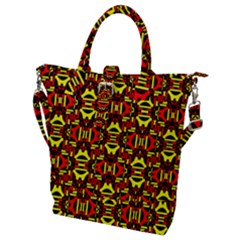 Rby-c-1-6 Buckle Top Tote Bag by ArtworkByPatrick