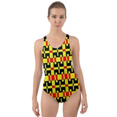 Rby-c-1-7 Cut-out Back One Piece Swimsuit by ArtworkByPatrick