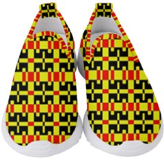 Rby-c-1-7 Kids  Slip On Sneakers by ArtworkByPatrick