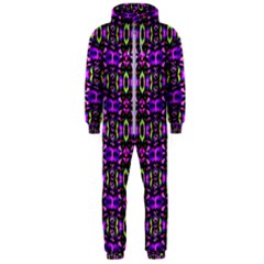 Abstract-r-5 Hooded Jumpsuit (men) 