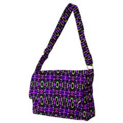 Abstract-r-5 Full Print Messenger Bag (m)