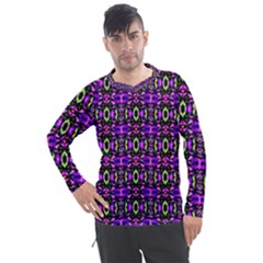 Abstract-r-5 Men s Pique Long Sleeve Tee