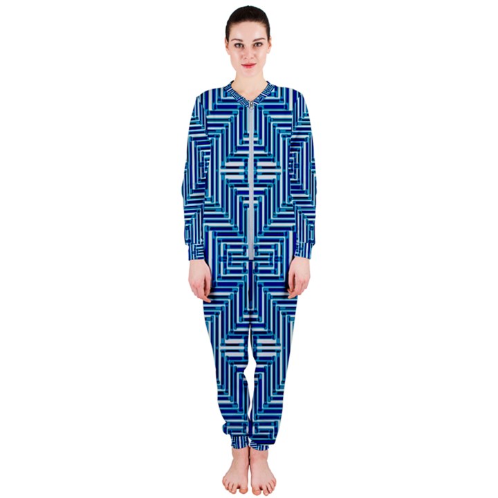 ABSTRACT-R-7 OnePiece Jumpsuit (Ladies) 