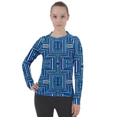 Abstract-r-7 Women s Pique Long Sleeve Tee