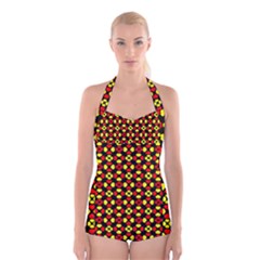 Rby-c-2-1 Boyleg Halter Swimsuit 