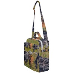 Cows At Countryside, Maldonado Department, Uruguay Crossbody Day Bag by dflcprints