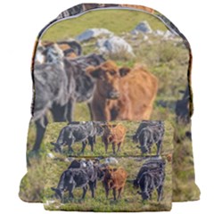 Cows At Countryside, Maldonado Department, Uruguay Giant Full Print Backpack by dflcprints