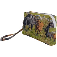 Cows At Countryside, Maldonado Department, Uruguay Wristlet Pouch Bag (small) by dflcprints