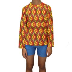 RBY-C-2-2 Kids  Long Sleeve Swimwear