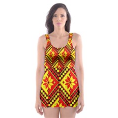 RBY-C-2-2 Skater Dress Swimsuit