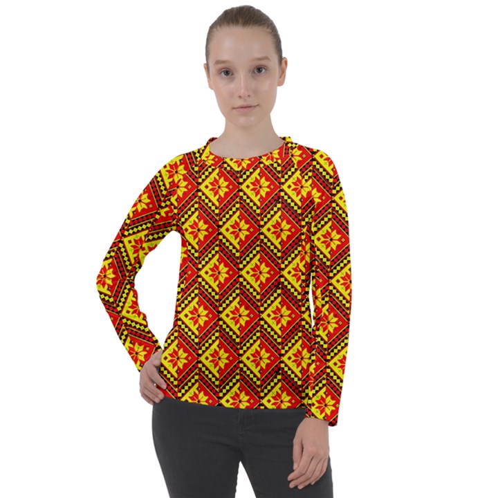 RBY-C-2-2 Women s Long Sleeve Raglan Tee