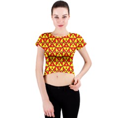 Rby-c-2-3 Crew Neck Crop Top by ArtworkByPatrick