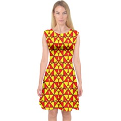 Rby-c-2-3 Capsleeve Midi Dress by ArtworkByPatrick