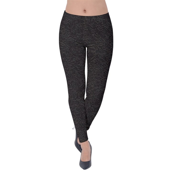 Charcoal Dust Velvet Leggings