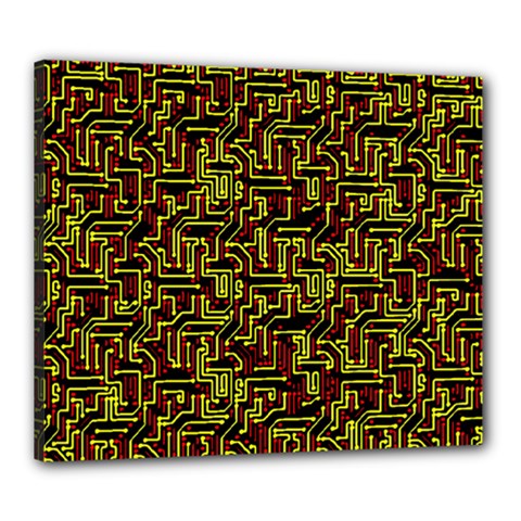 Rby-c-2-5 Canvas 24  X 20  (stretched) by ArtworkByPatrick