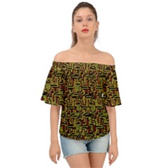 Rby-c-2-5 Off Shoulder Short Sleeve Top by ArtworkByPatrick