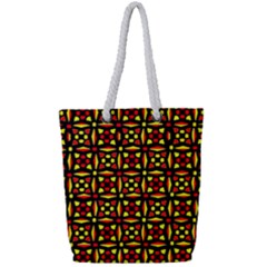 Rby-c-2-7 Full Print Rope Handle Tote (small) by ArtworkByPatrick