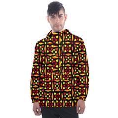 Rby-c-2-7 Men s Front Pocket Pullover Windbreaker by ArtworkByPatrick