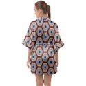 Tiriddo Half Sleeve Satin Kimono  View2