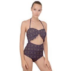 Malfa Scallop Top Cut Out Swimsuit by deformigo