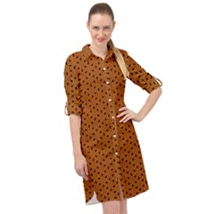 Saravena Long Sleeve Mini Shirt Dress by deformigo