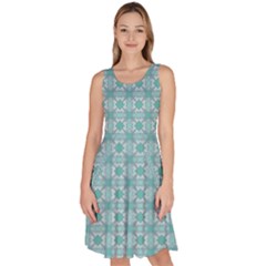 Minto Knee Length Skater Dress With Pockets