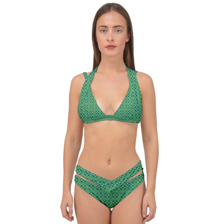 Esmeralda Double Strap Halter Bikini Set