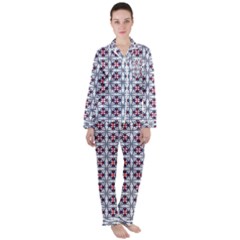 Kinoosao Satin Long Sleeve Pyjamas Set by deformigo