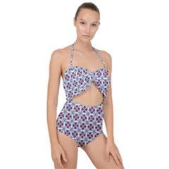 Kinoosao Scallop Top Cut Out Swimsuit by deformigo