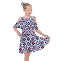 Kinoosao Kids  Shoulder Cutout Chiffon Dress by deformigo