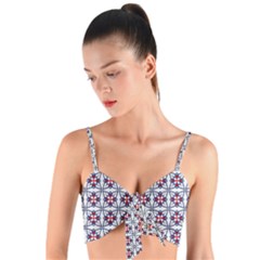 Kinoosao Woven Tie Front Bralet