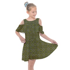 Tomarapi Kids  Shoulder Cutout Chiffon Dress by deformigo