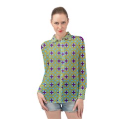 Traggina Long Sleeve Chiffon Shirt