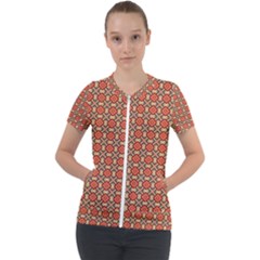 Tinabia Short Sleeve Zip Up Jacket by deformigo