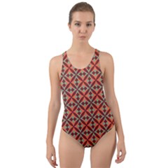 Vestoni Cut-out Back One Piece Swimsuit by deformigo