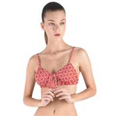 Saliceto Tie Up Cut Bikini Top by deformigo