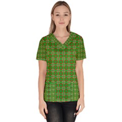 Ansendonia Women s V-neck Scrub Top by deformigo