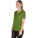 Ansendonia Women s V-Neck Scrub Top View2